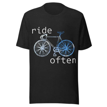 Ride often bicycle shirt
